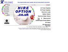 Tablet Screenshot of hireoption.co.uk